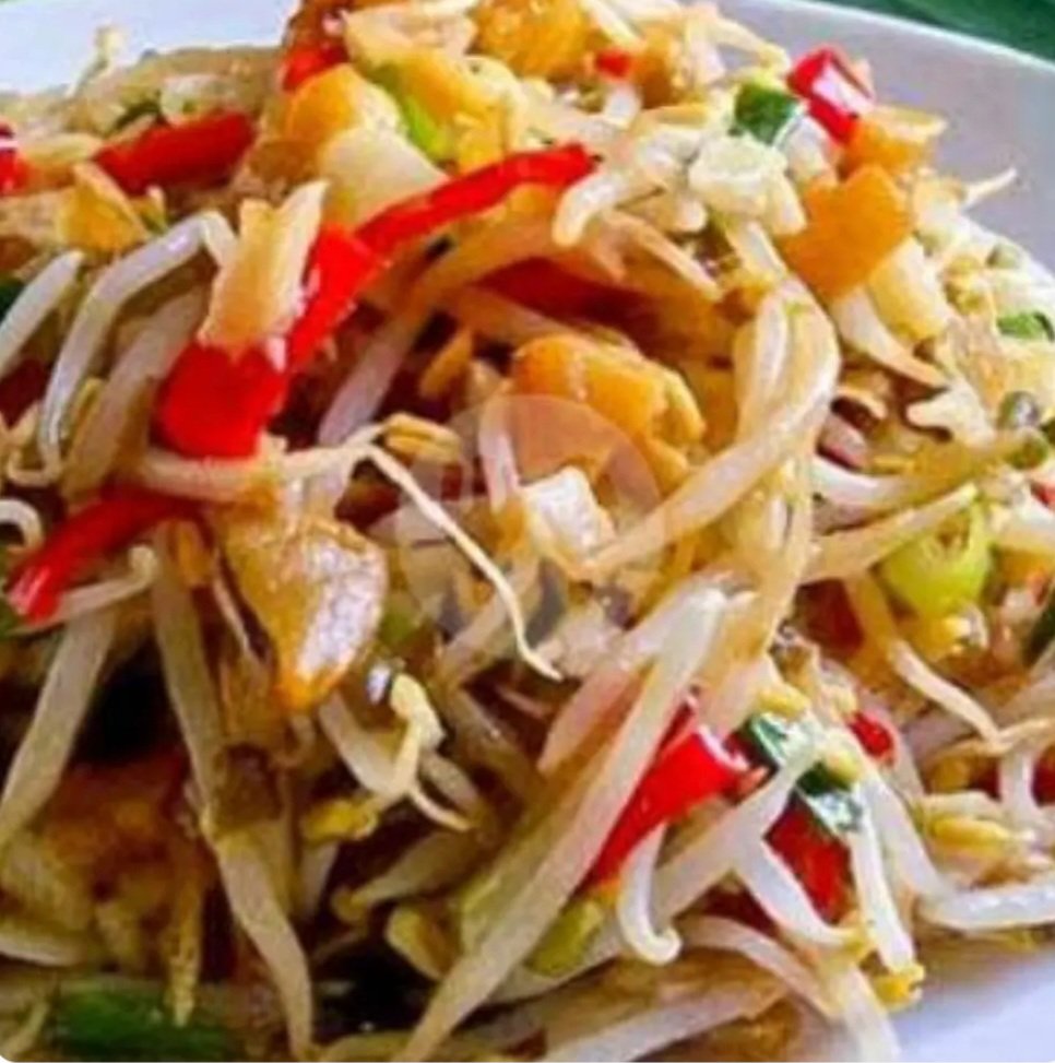 Toge Tumis Ikan Asin
